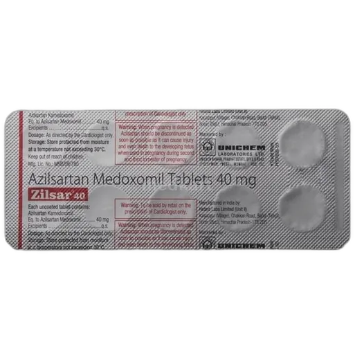 zilsar 40mg tablet 10's